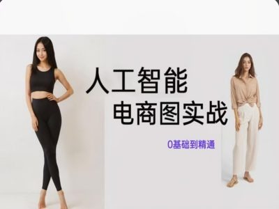 人工智能SD电商图实战，ai绘图0基础到精通-桀创项目掘金社