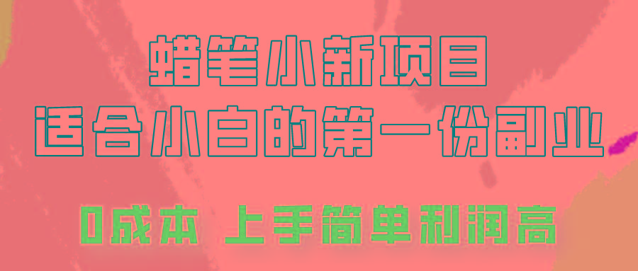 蜡笔小新项目拆解，0投入，0成本，小白一个月也能多赚3000+-桀创项目掘金社
