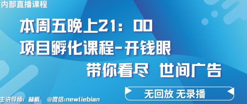4.26日内部回放课程《项目孵化-开钱眼》赚钱的底层逻辑【揭秘】-桀创项目掘金社