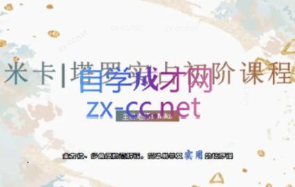 米卡·实占塔罗初阶课-桀创项目掘金社